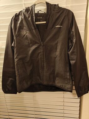 adidas Black Logo Hooded Jacket